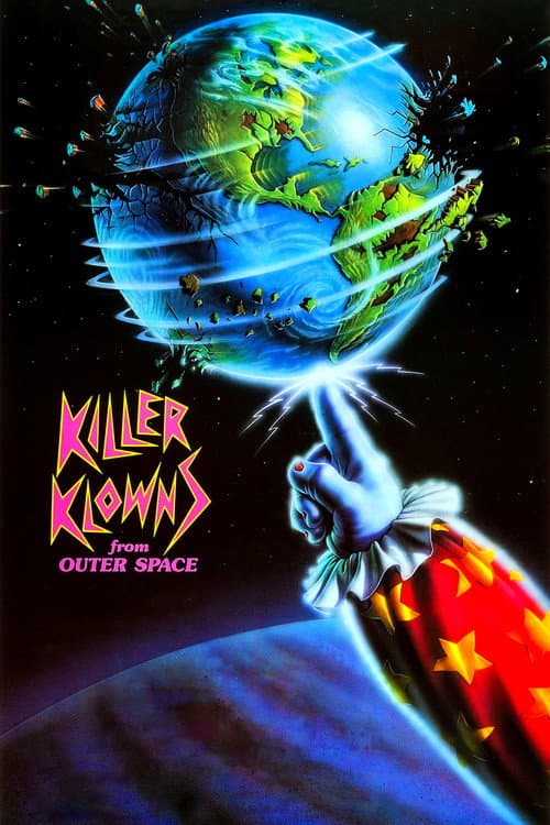 Killer Klowns from Outer Space (1988) cover artwork