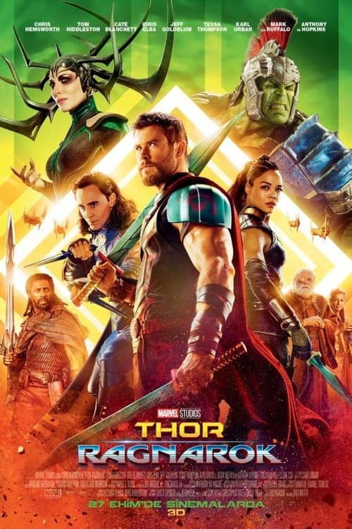 Thor: Ragnarok (2017) kapak görseli