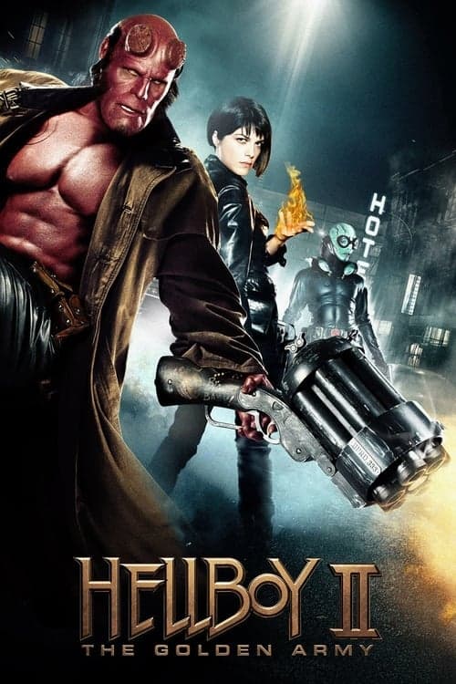 Hellboy II: The Golden Army (2008) cover artwork