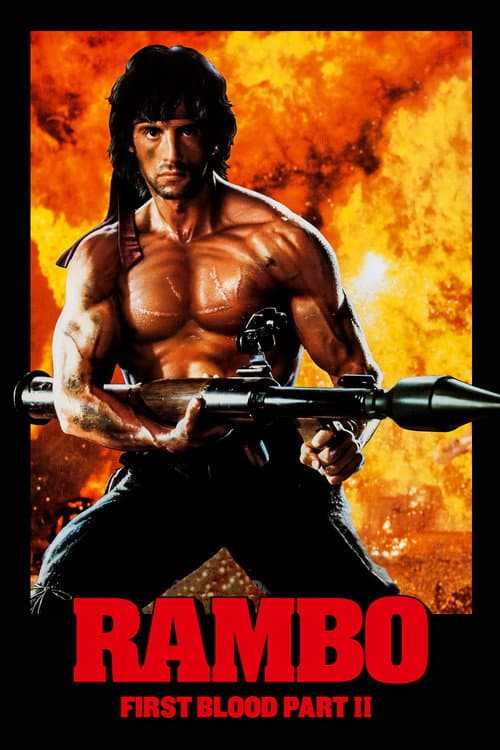 Rambo: First Blood Part II (1985) cover artwork